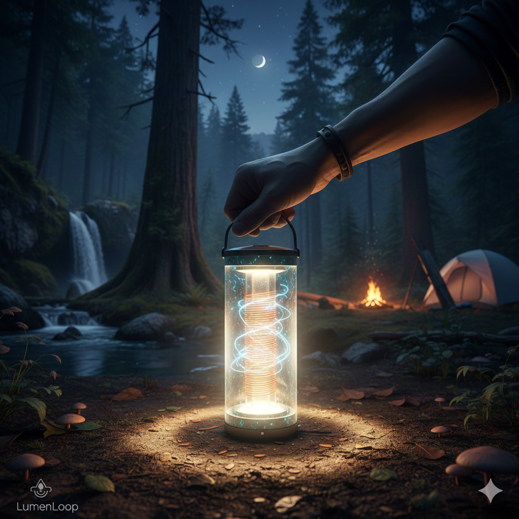 The Kinetic-Powered Infinite Camp Lantern